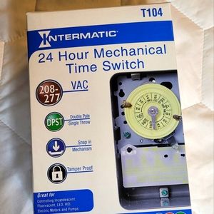 InterMatic T 104 24 Hour Mechanical Time Switch VAC 208-277